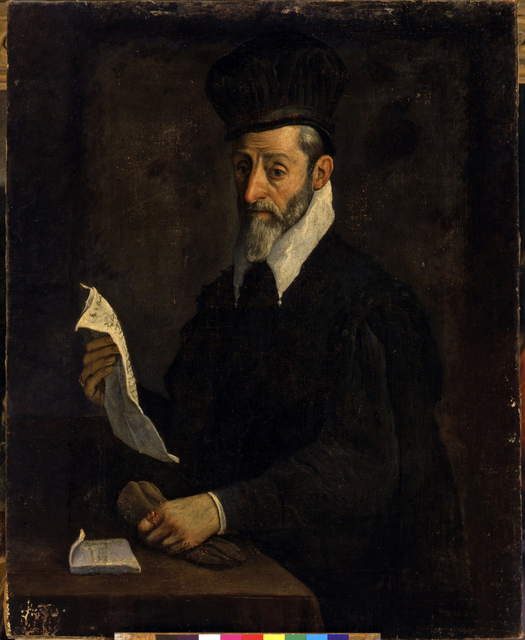 Ritratto di magistrato (dipinto, opera isolata) di Carracci Annibale (anni ottan